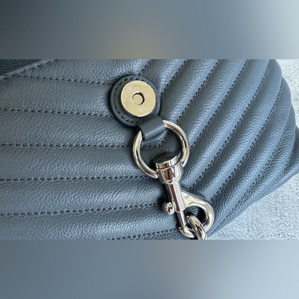 EUC - Rebecca Minkoff Edie Crossbody Leather Shoulder Bag - Luna - Picture 5 of 5